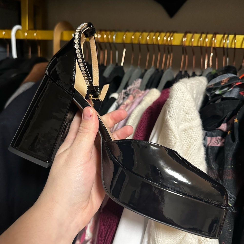 MAJE Patent Leather Platform Pumps (NIB) 🖤